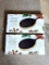 Two Antonio cast iron fajita pans with wooden servers with original boxes.