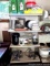 Sturdy set of store-style shelving measures 3' wide x 22