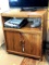 Handy rolling cabinet with storage stands 34