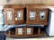 Nice three piece living room set includes coffee table, hexagonal and square end tables. All have