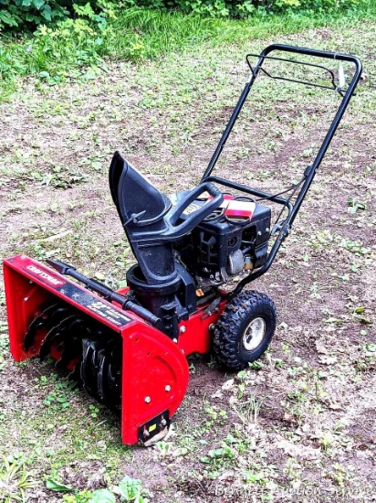 Craftsman 22" snowblower with electric start is in good condition. Started right up on the first