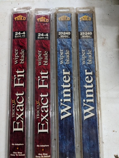 Trico 24-4 Exact Fit wiper blades, and Trico 37-240 Winter wiper blades.