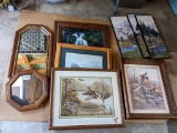 Prints including eagle, deer, pheasants, ducks and more; largest measures 20-1/2