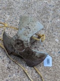 Boat anchor; measures 11
