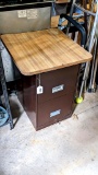 Two drawer file cabinet by SteelWorks stands 26