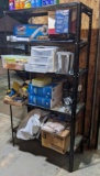 Sturdy set of steel shelving measures 70