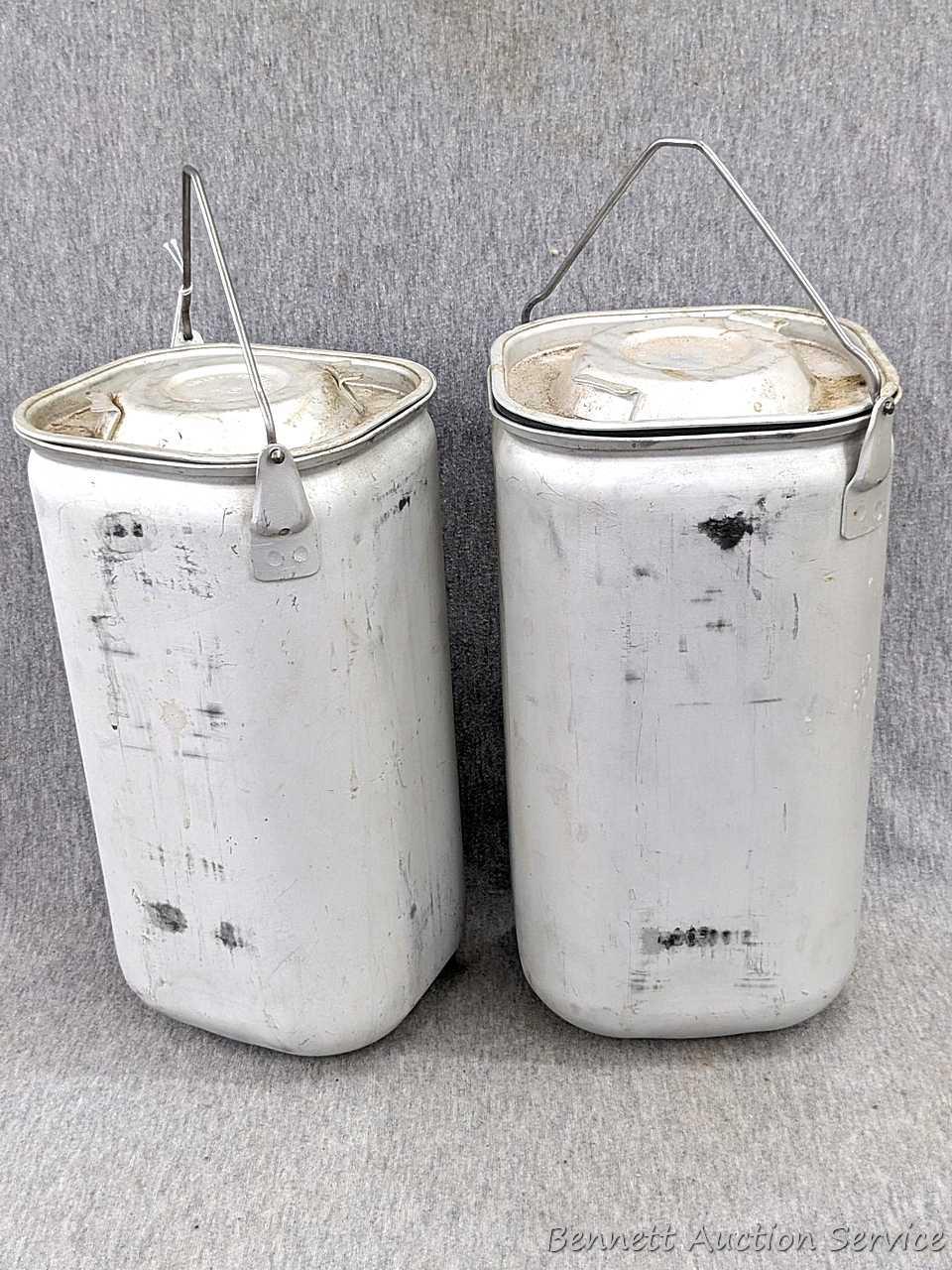 Two US Military insulated food cooler inserts | Proxibid