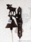 Neat cast iron moose bell is about 12