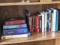 Books including Seal Team Six, Bo Ryan, Study Bible, Student Dictionary, Marley & Me, Debating