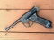 Healthways Plainsman .177 BB pistol is powered by CO2 cartridges. Safety and action work.
