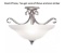 Two Vaxcel light fixtures, are model numbers CF3517BN, and CF35716RBZ/B and appear to be NIB.