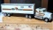 Model K-22 Mills Fleet Farm semi trailer and tractor by Nylint Corp. Metal construction, about 2'
