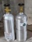 Two Carbon Dioxide Co2 cylinders for beer or whatever you want. Each about 18