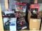 Christmas supplies as pictured incl John Deere, Pepsi, nutcracker, other ornaments; lighted ship