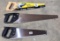 Stanley and other cross cut saws up to 23