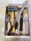 Rubber mallet, claw hammer, 10