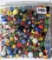 Gallon bag of marbles, larger and smaller.