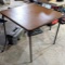 Folding card table is approx. 34