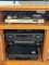 RCA Home Theater VHS player; Magnavox audio video surround receiver; Pioneer MP3 PhotoViewer;