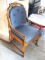 Cute little wooden chair measures 18