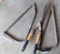 Wallace loppers are 2' long overall; two 2' bow saws.