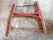 2-1/2' buck saw has classic red paint and is in good shape.
