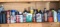 Full and partial containers of motor oil, ATF, fogging oil, Brasso, TSP-PF, Oops, foam filter