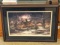 Signed and numbered framed print by Terry Redlin entitled 'His First Homecoming' has Certificate of
