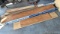 Box and a half of Quick Step laminate flooring with some transition strips and more.