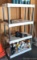 5' tall Plano plastic shelving unit is 32