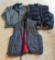 Eddie Bauer lightweight jacket, size men's XL; Eddie Bauer Ebtek vest, men's size XXL; Old Navy