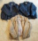 Three men's Columbia jackets, all size XL. Styles include puffer, fleece and lightweight jackets all