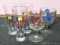 Three Bud Light beer glasses featuring Spuds Makenzie are each 7