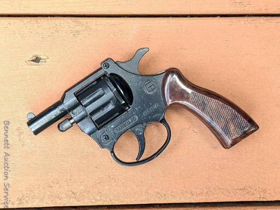Vanguard starter pistol or dog training revolver. Cylinder advances and action works.
