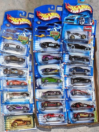 Large amount of NIP Hot Wheels cars as pictured.