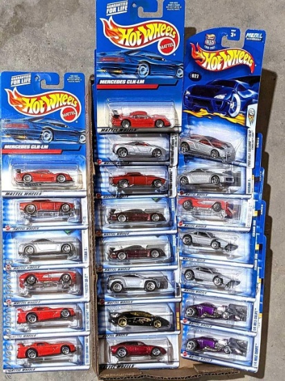 Large amount of NIP Hot Wheels cars as pictured.