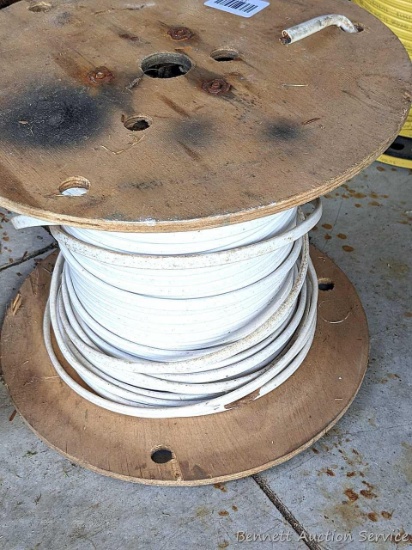 13" spool of 12 - 2 with ground copper electrical wire, the spool has about 9" of wire wound on it