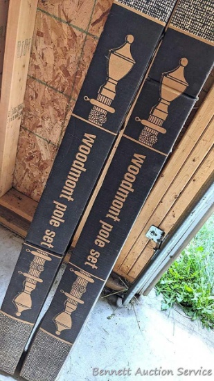 Woodmont Pole Sets are model no. 312 and appear to be NIB.