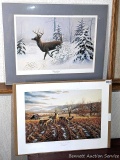 Two deer prints incl 