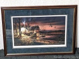 Nicely framed and matted Terry Redlin print titled 