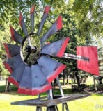 Windmill stands approx. 6-1/2' tall.