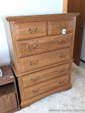 Broyhill highboy dresser measures 54