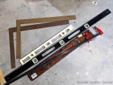 Vintage Stanley No. 30 wooden level about 28