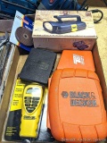 Black & Decker bit set with case, other drill bit sets, straight line laser tape, more.