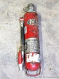 Dry chemical C-O-Two vintage fire extinguisher.