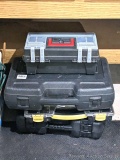 Four hard plastic tool cases up to 20