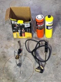 Bernz-O-Matic brazing set with rods, torch, cylinders, more.