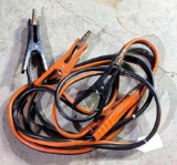 Nice soft jumper cables measure 12' long and have fine tips for your Chevy.