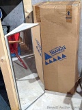 3' medicine cabinet with box. Back of cabinet about 15