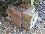 Pile of landscape pavers measures approx. 2' x 15